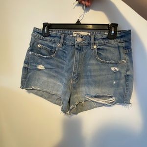 Denim shorts